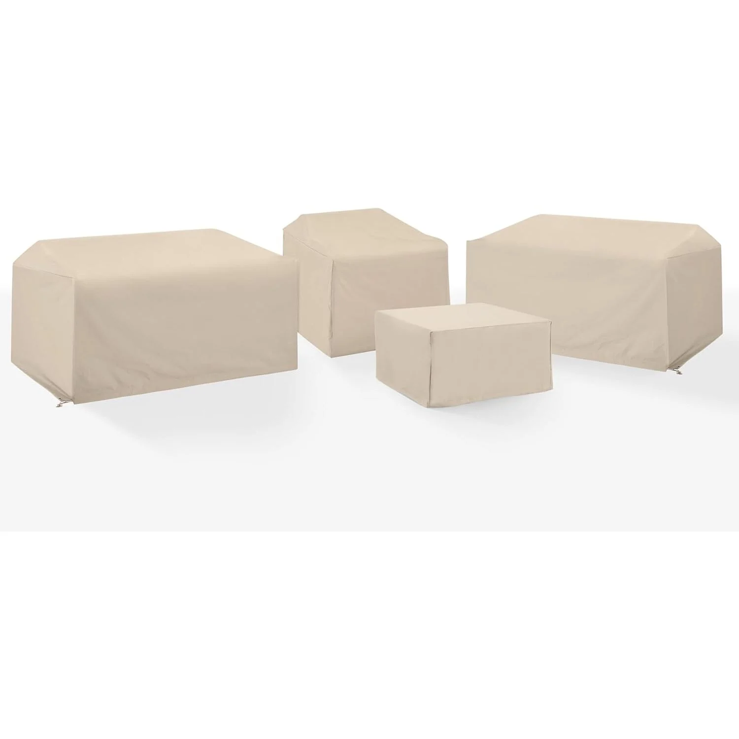 Maykoosh Coastal Craftsman Elegance 4Pc Outdoor Sectional Furniture Cover Set