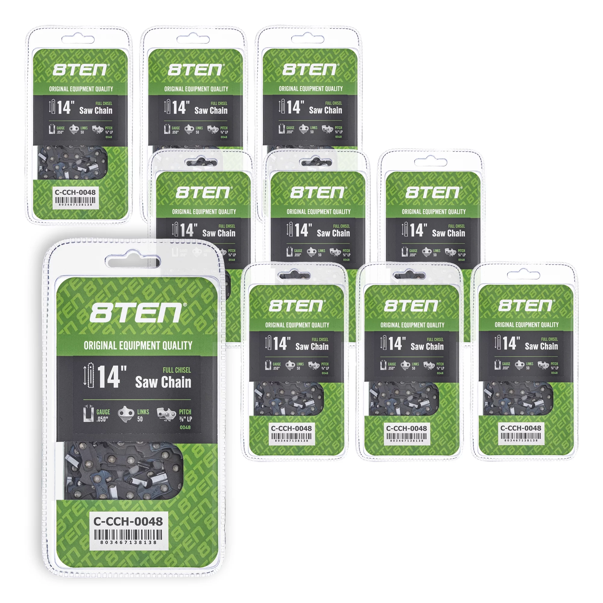 Full Chisel Chainsaw Chain 14 inch .050 3/8 LP 50 DL for Stihl Craftsman 810-CCC2260H