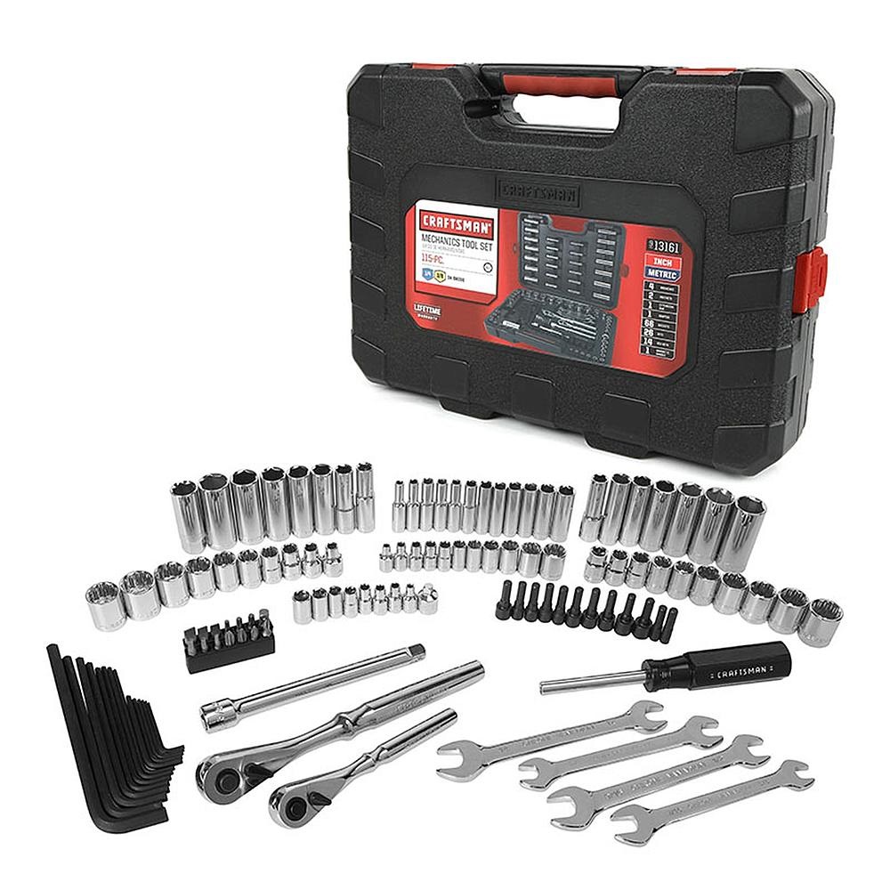 Craftsman 115 Piece Mechanic's Tool Set