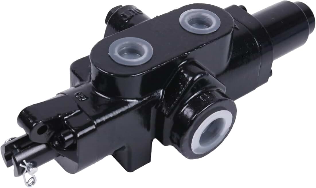ZTUOAUMA Hydraulic Control Valve Body without Handle 900-3909-89 1/2'' Work Ports 3500PSI 20GPM Compatible with Bandit Wood Chipper MTD 718-0481A Troy Bilt Craftsman Log Splitter