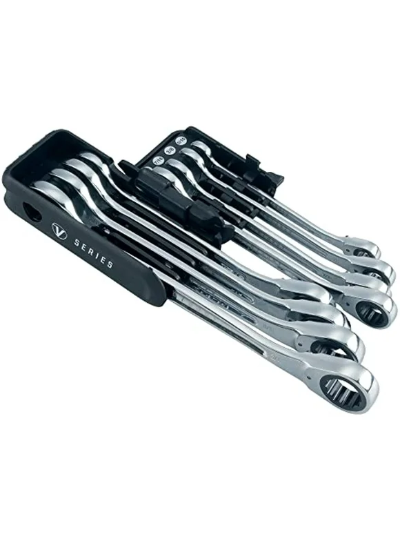 CRAFTSMAN V-SERIES Combination Ratchet Wrench Set, SAE, 8 Piece (CMMT87350V)