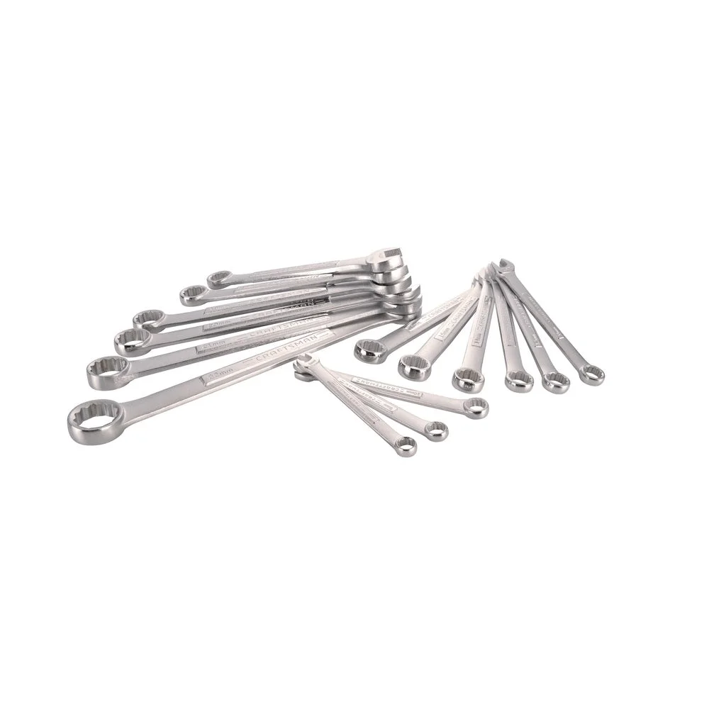 1PC Craftsman Craftsman CMMT12066 Metric Combination Wrench Set, Silver