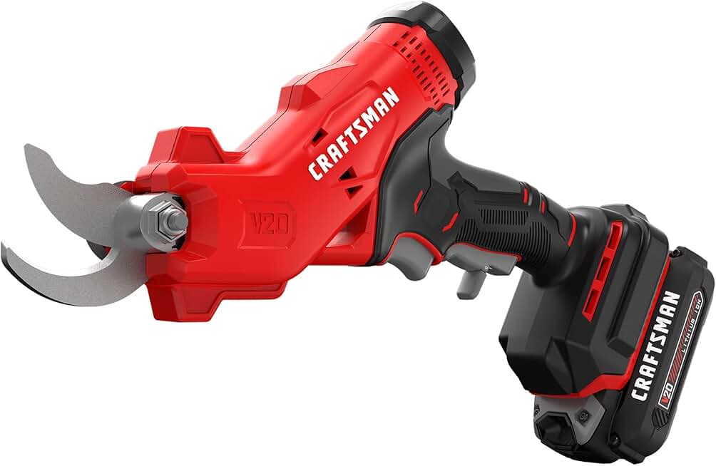 CRAFTSMAN 20V MAX Cordless Electric Pruner, Battery & Charger Included (CMCPR320C1)