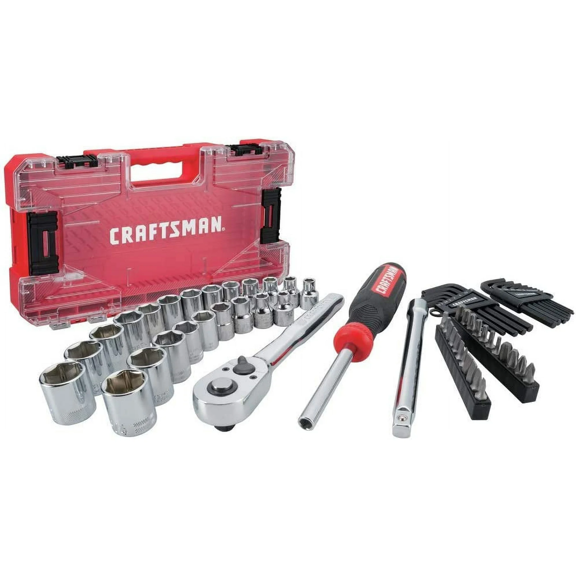 CRAFTSMAN Drive Socket Set for Mechanics, 63-Piece (CMMT45063)