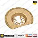 Versa Tool AB25K 63mm Semi-Circular Carbide RASP, 8mm Offset Mount Fits Fein Multimaster, Dremel, Bosch, Craftsman, Ridgid Oscillating Tools - 25/Pk