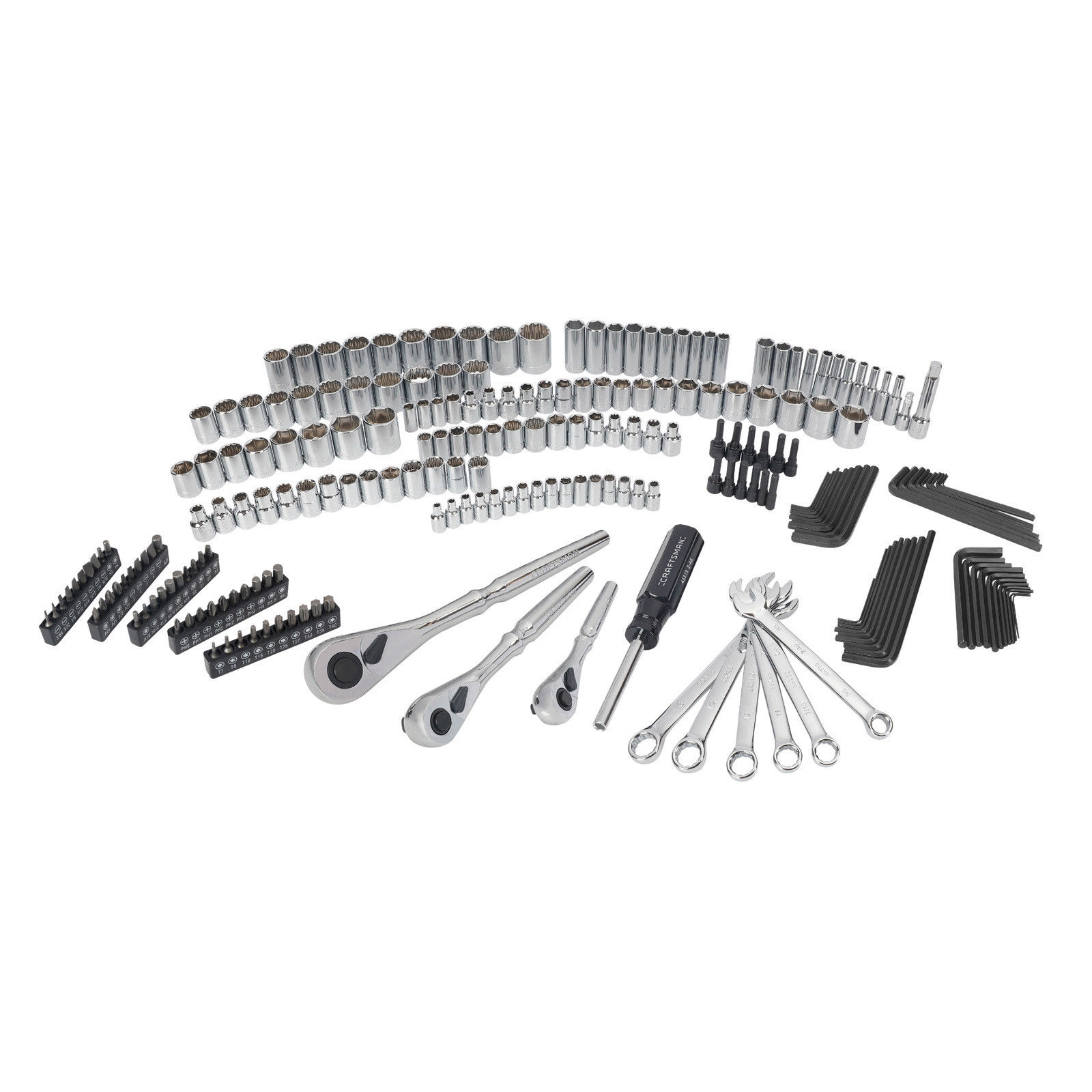 Craftsman Mechanics Set Metric Ratchet Socket Tool 230 Piece 70190
