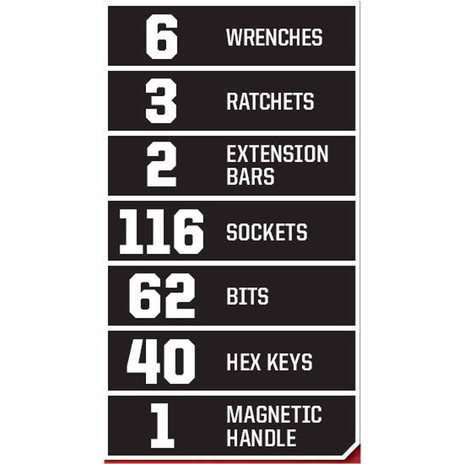 Craftsman Mechanics Set Metric Ratchet Socket Tool 230 Piece 70190