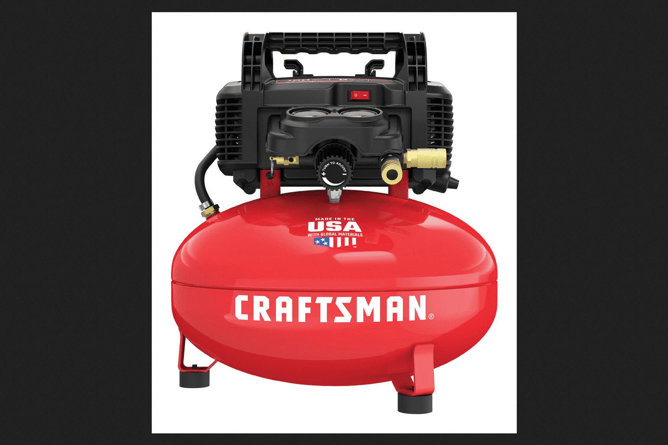 Craftsman 6 gal Pancake Portable Air Compressor 150 psi 0.8 HP