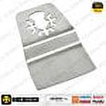 Versa Tool AB50M 52mm Flush Cut (8mm Offset Mount) Stainless Steel Scraper Fits Fein Multimaster, Dremel, Bosch, Craftsman, Ridgid Oscillating Tools - 50/Pack
