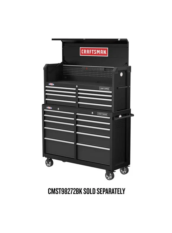 Craftsman S2000 52 in. 10 drawer Steel Rolling Tool Cabinet 32.4 in. H X 19 in. D