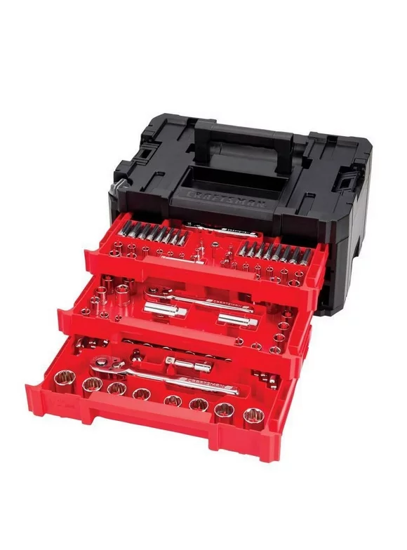 CRAFTSMAN Socket Set, 262-Piece Mechanic Tool Set, 1/4