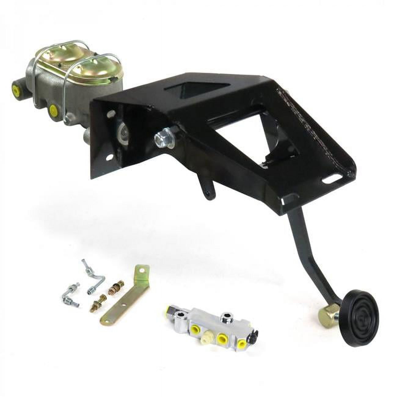 Helix Suspension Brakes & Steering  Manual Drum & Drum Brake Pedal Kit with 3 in. Rubber Pad for 1953-1956 Ford Truck