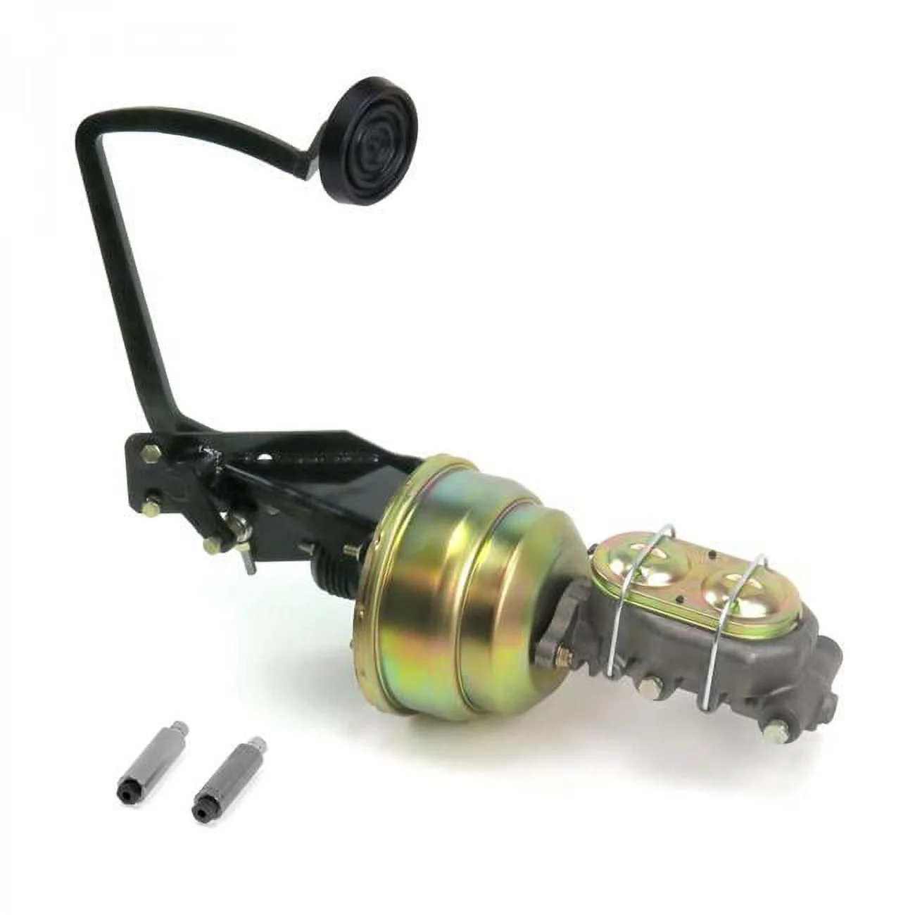 Helix Suspension Brakes & Steering  35-40 Ford OEM X 7 in. Dual Brake Pedal Kit Drum & Drum 3 in. Rubber Pad