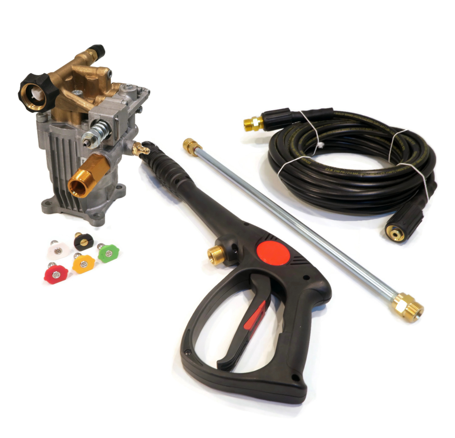The ROP Shop | Power Pressure Washer Pump & Spray Kit for Sears Craftsman Generac 020467-0