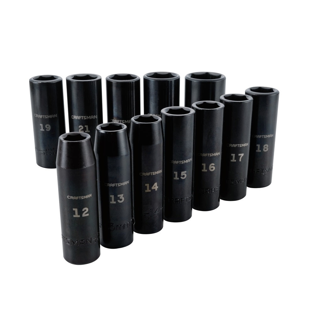 1PC Craftsman Craftsman CMMT15887 Metric Deep Impact Socket, 27 MM x 1/2 Inch