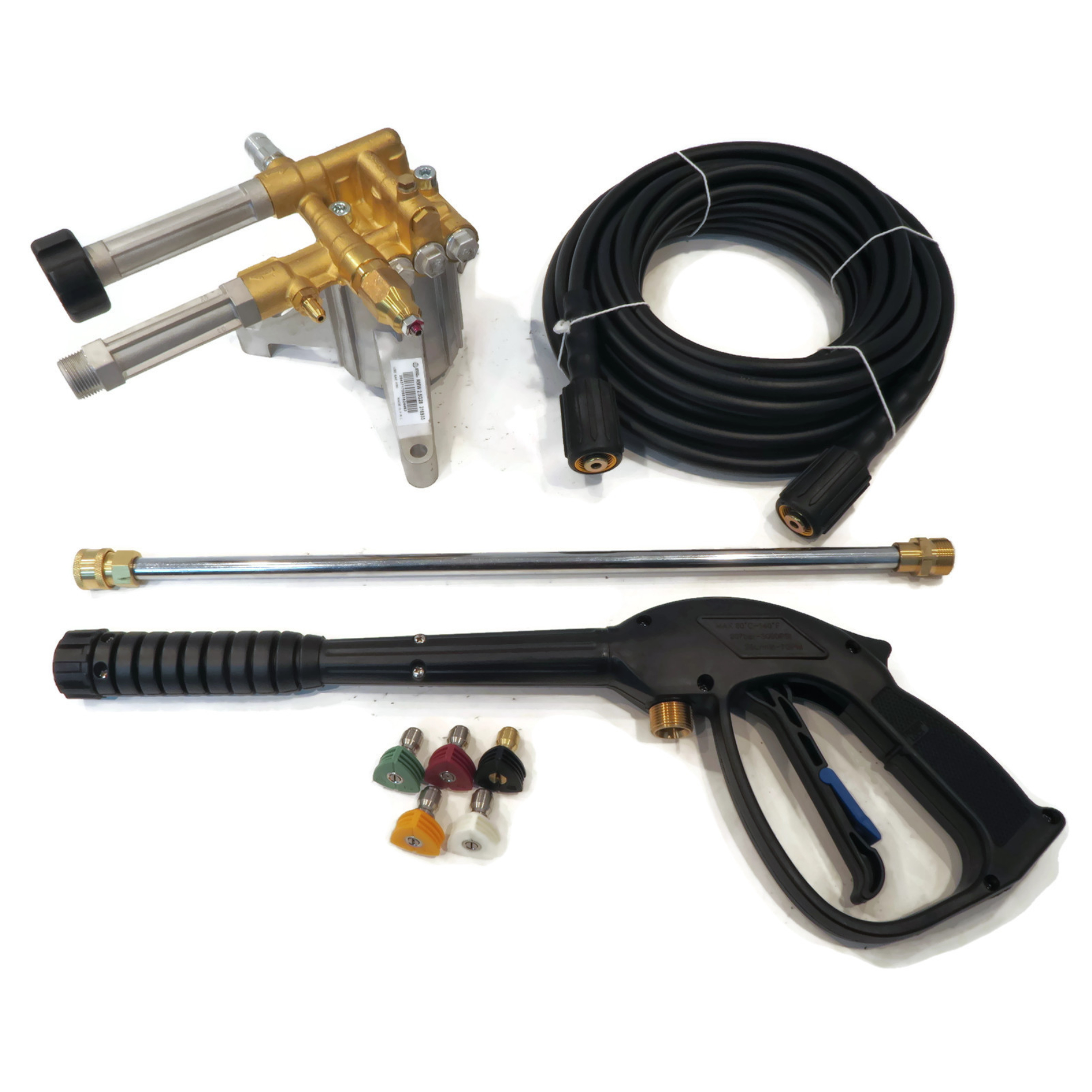 The ROP Shop | Universal AR Power Washer Pump & Spray Kit - 2800 PSI Generac Briggs Craftsman