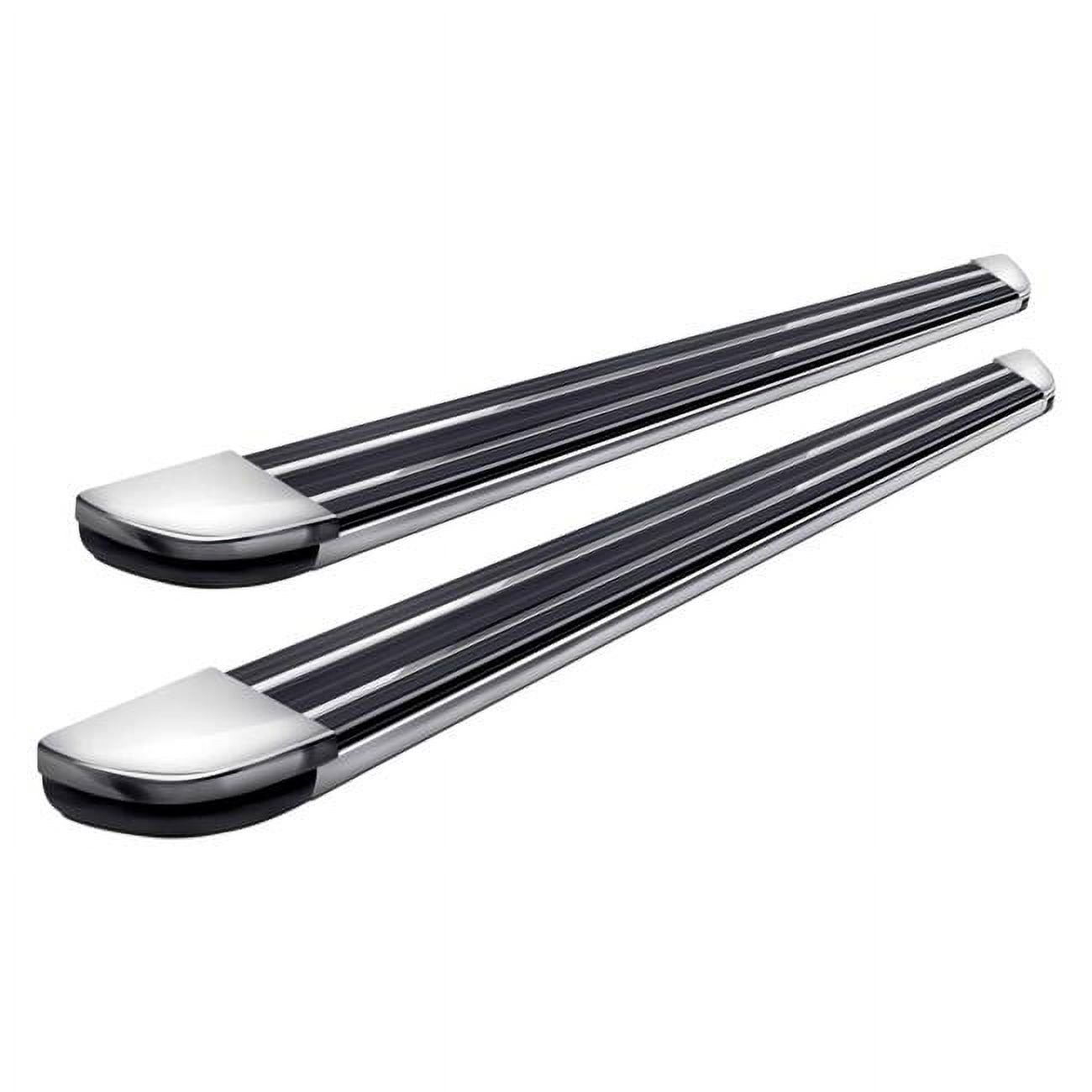 Broadfeet Motorsports Equipment  R77 Series Running Boards for KIA - Aluminum with Black Accent