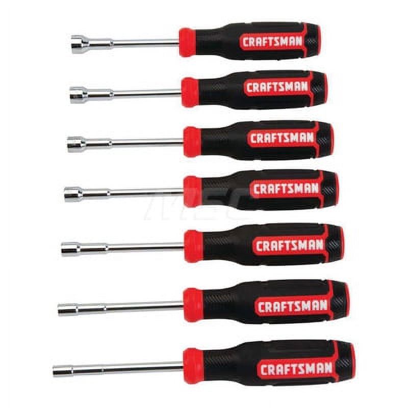 1PC Craftsman Nut Driver Set: 7 Pc, 3/16 to 1/2