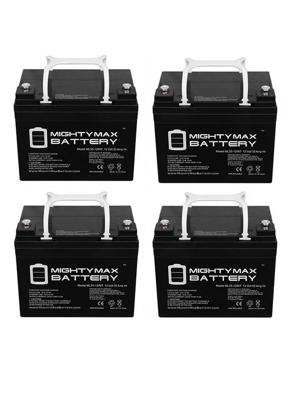 12V 35AH INT Battery Replaces Craftsman 25780 Lawn Tractor Mower - 4 Pack