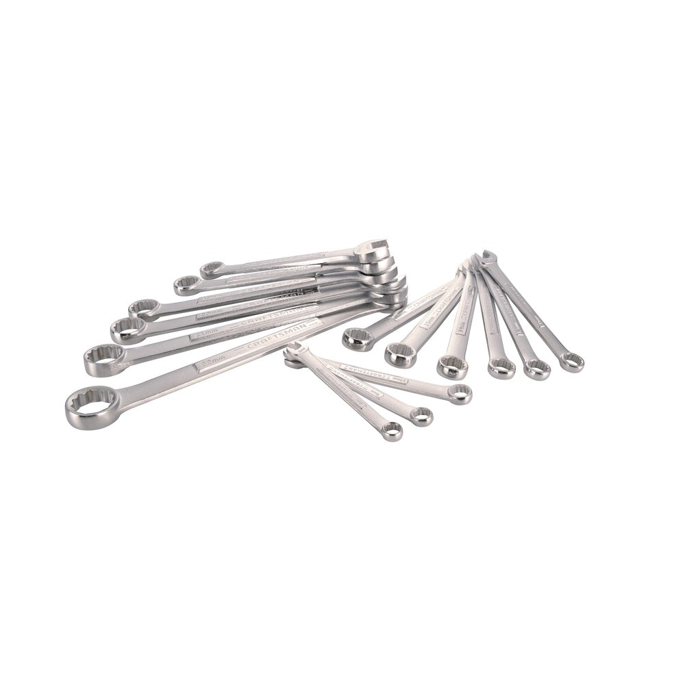1PC Craftsman Craftsman CMMT12066 Metric Combination Wrench Set, Silver