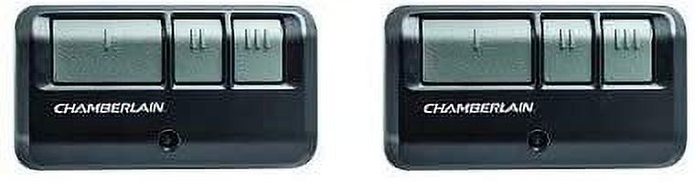 Chamberlain/LiftMaster/Craftsman 953EV-P2 3-Button Garage Door Opener Remote, Security +2.0 Compatible, Includes Visor Clip 2-Pack