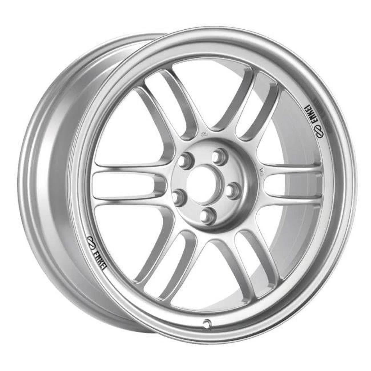 17 x 8 in. RPF1 5 x 114.3 Bolt Pattern 35 mm Offset 73 mm Bore Silver Wheel for Evo 8-9