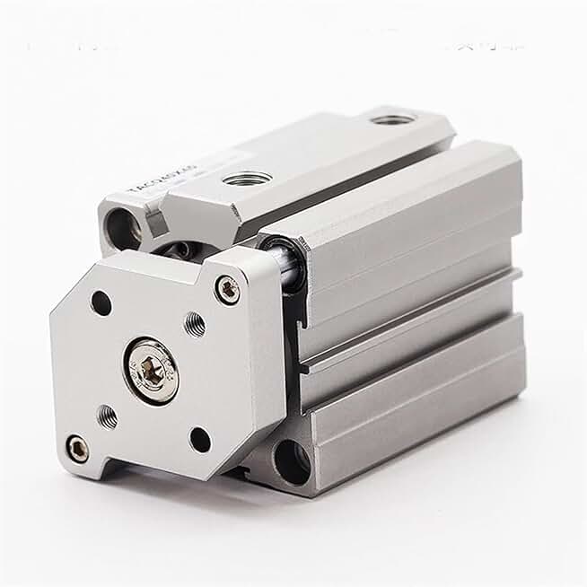 TACQ80 TACQ100 Bore 12mm 16mm Three-axis Three-Rod Small Cylinder Stroke 5-30mm Thin Type Pneumatic Air Cylinder 1Pcs(Stroke 45mm,TACQ80 (No Magnet))