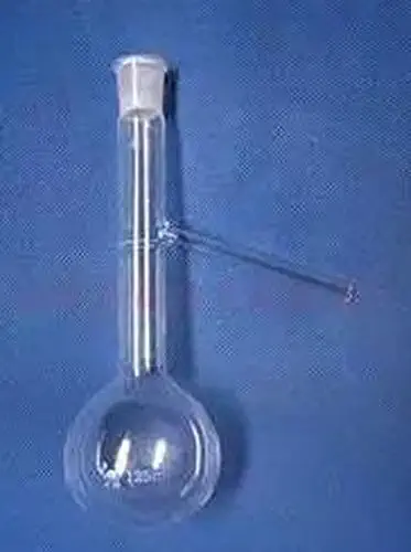 GOWE 250ml Quartz Glass distillation flask ROUND Bottom with support Lab Glassware