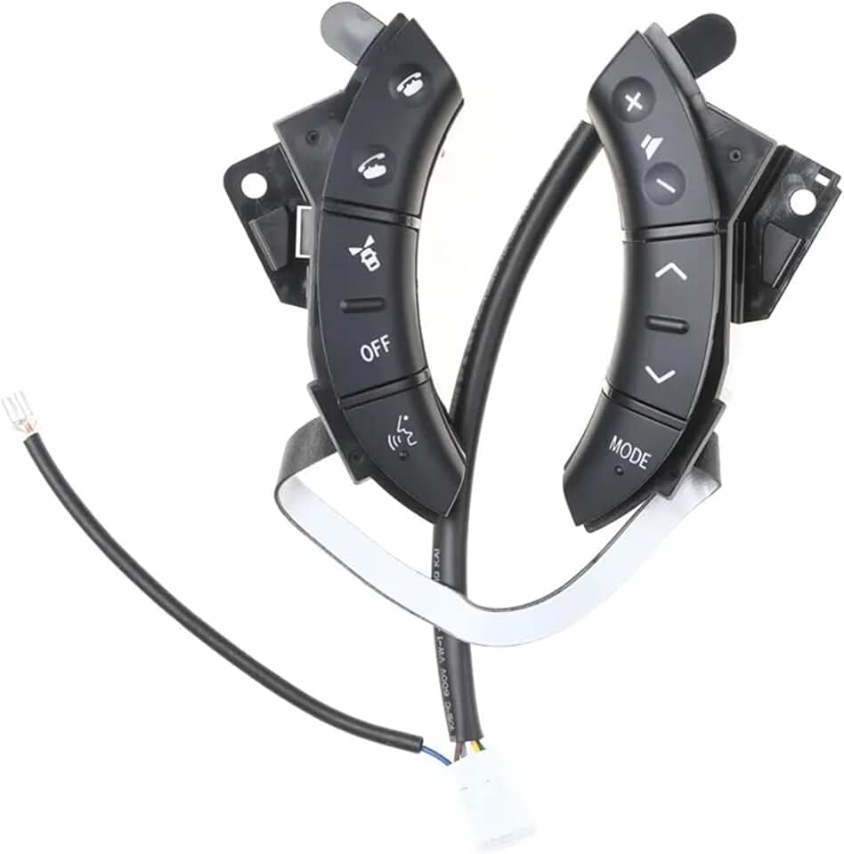 Black Color OEM 75B037 Steering Wheel Controls Switch 1Pcs