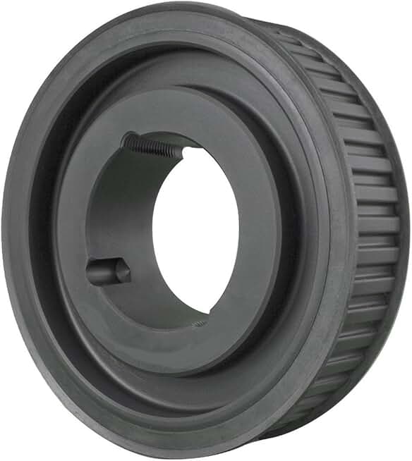 44H200TL.2012 Ametric Inch Steel ANSI Timing Pulley with Flange, 1/2