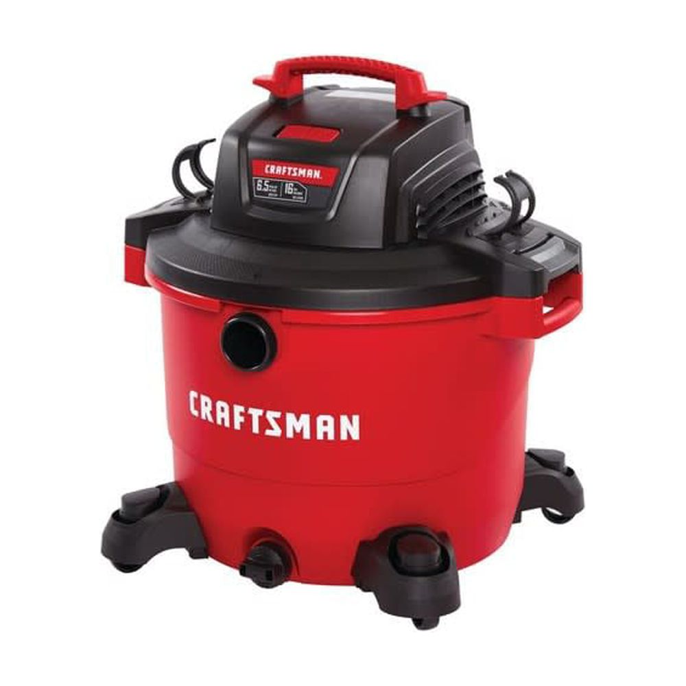 CRAFTSMAN CMXEVBE17595 16 Gallon 6.5 Peak HP Wet/Dry Vac, Heavy-Duty Shop Vacuum with Attachments