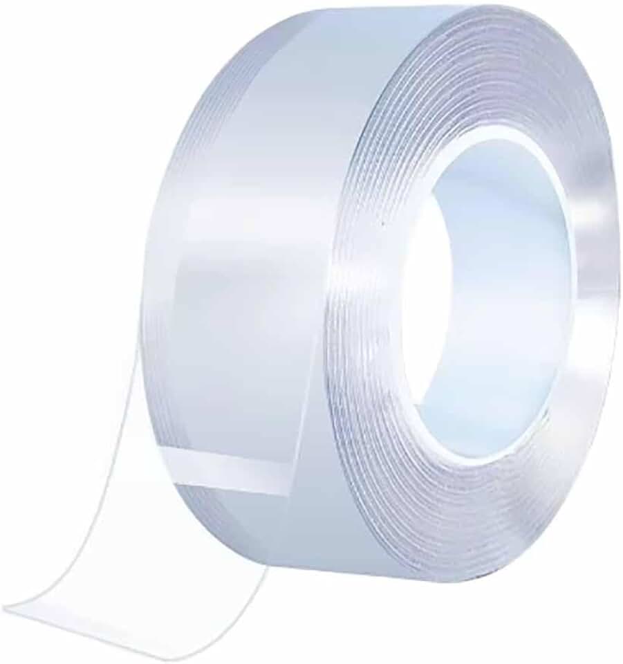 Double Sided Tape Heavy Duty, Nano Tape, Double Sided Mounting Tape, Heavy Duty Double Sided Tape for Walls, Wall Tape, Clear Adhesive Tape (Clear,2x238 inch)