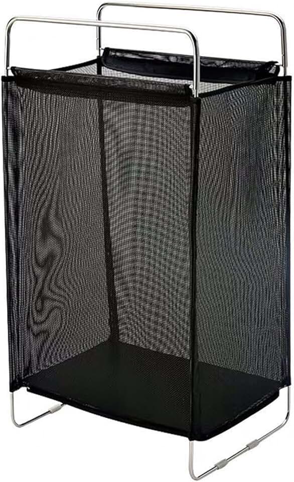 Household Foldable Laundry Basket Large Capacity Laundry Basket Dirty Clothes Storage Basket Hand-held Wrought Iron Stand