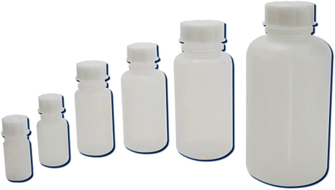 202445-0500 Kartell Wide Mouth Graduated Bottle, 45 mm Cap Size, 75 mm Outside Diameter, 168 mm Height, 500 mL, Polypropylene (Pack of 50)