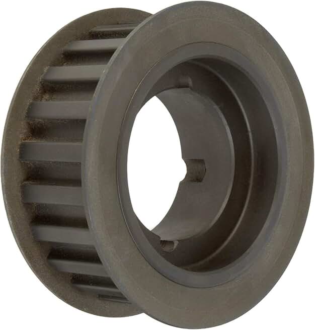14M48TL55.3020 Steel HTD Timing Pulley with Flange, 14M Pitch, for a 55 mm Wide HTD Timing Belt, 48 Teeth, for 3020 Taper Lock Bushing,(1-016)
