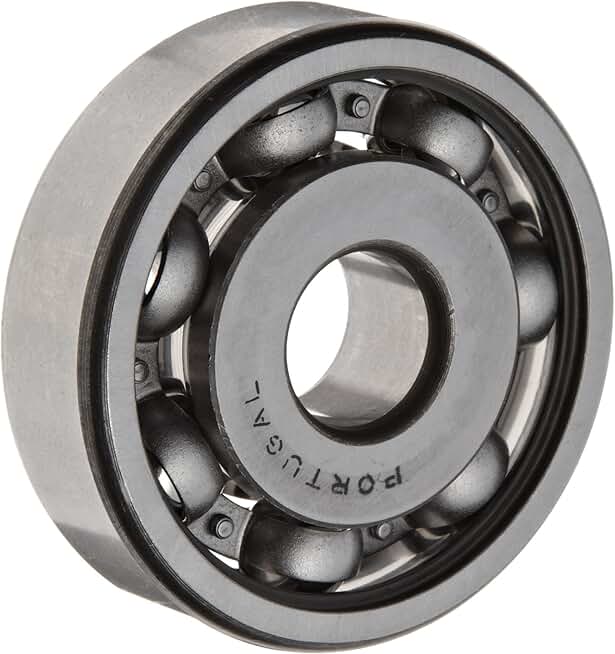 FAG Bearings 6322-C3 Single Row Deep Groove Ball Bearing, ABEC 1 Precision, Open, Steel Cage, C3 Clearance, Metric, 110mm ID, 240mm OD, 50mm Width, 6300rpm