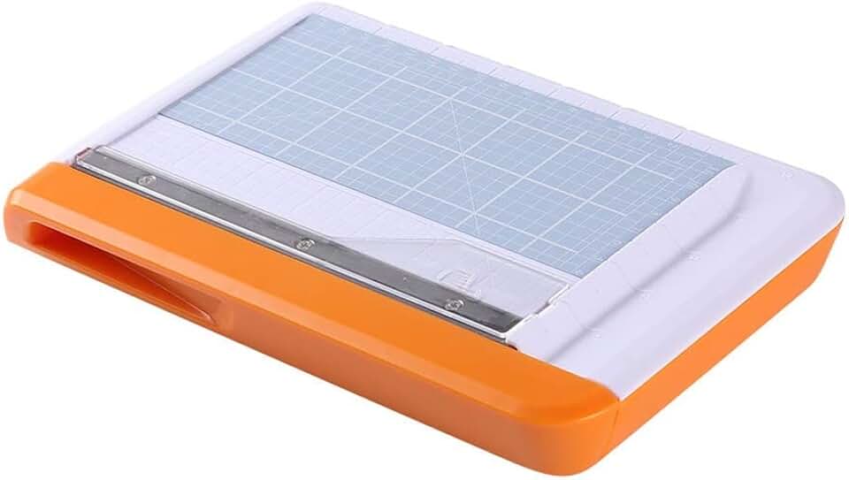 Cutting Machine Paper Art Trimmer Crafts Paper Scrapbooking Cutting Machine Precision DIY Photo Paper Cutter (Color : Orange, Size : 26 * 32cm)