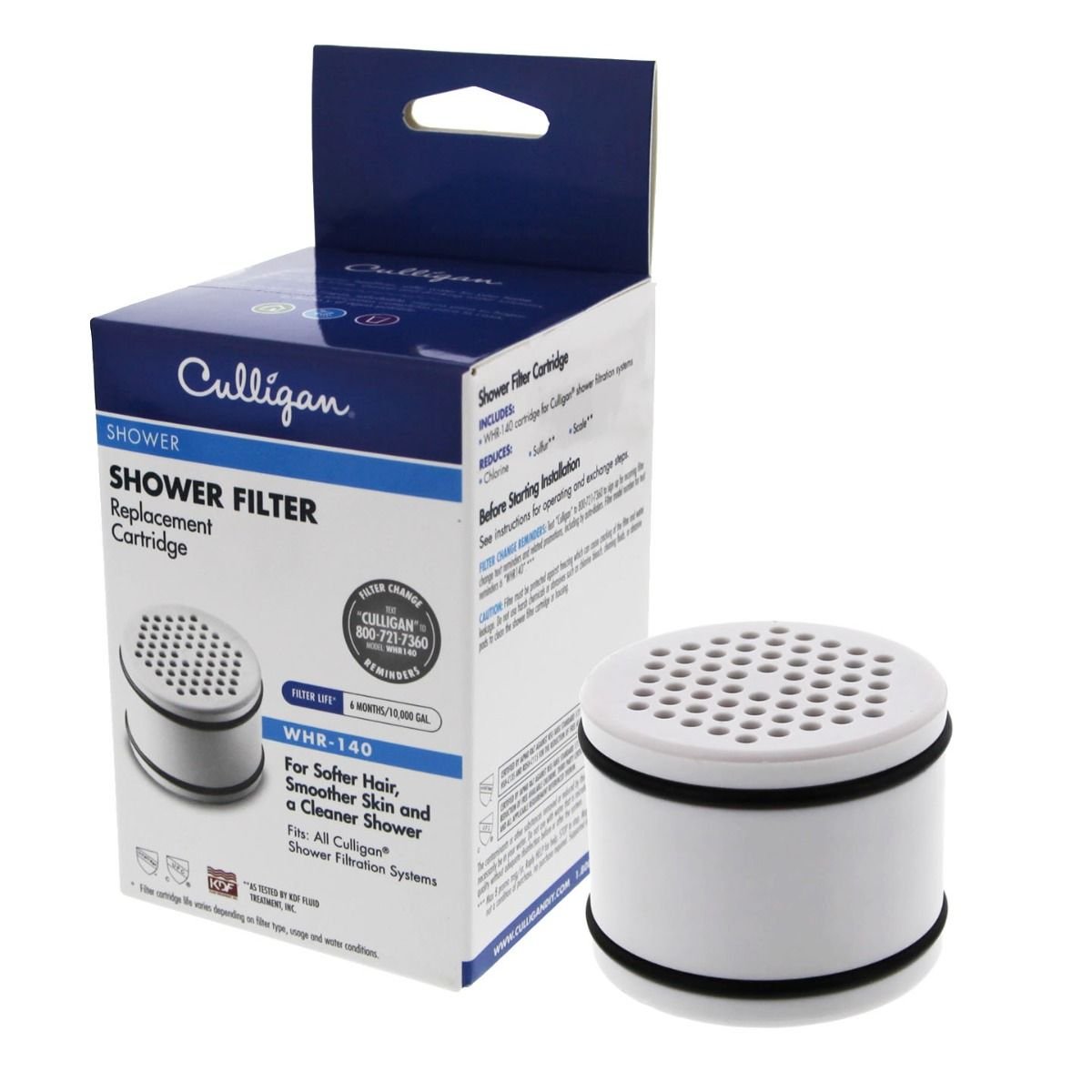 Package Of 7 Culligan WHR-140 Replacement Shower Filter