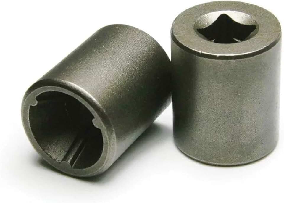 Tri-Groove Tamper Proof Screw and Security Nut Driver Sockets #20 - QTY 10