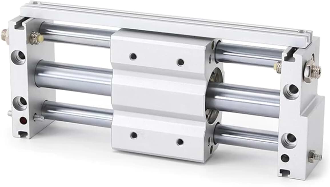 CDY1S Bore 10/15/20/25/32/40mm Stroke 100-1500mm Magnetic Coupling Rodless Cylinders Slide Bearing Pneumatic Cylinder 1Pcs(400 Stroke)