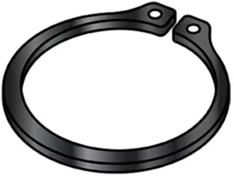 External Retaining Ring, Steel Black Phosphate Finish, 1.062 in Shaft Dia, 1000 PK, Mfr: 106REXBP-A