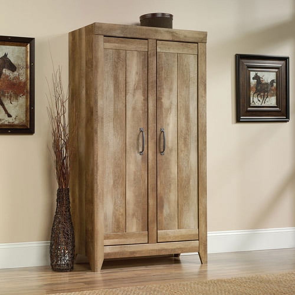 Sauder Adept Wide Accent Cabinet, Craftsman Oak Finish