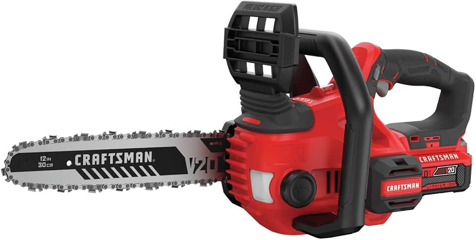 CRAFTSMAN V20* Cordless Chainsaw, 12-Inch (CMCCS620M1)