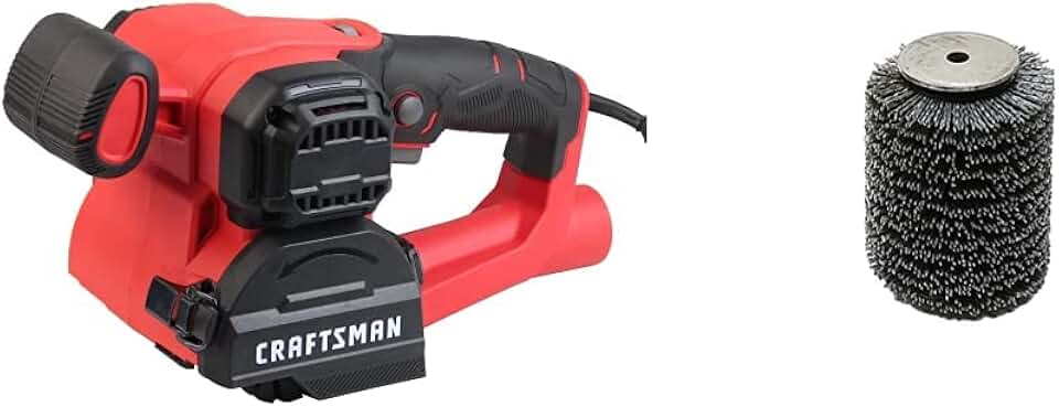 Craftsman Restorer and 80 Grit Nylon Brush Wood Timber Cleaning Accessory