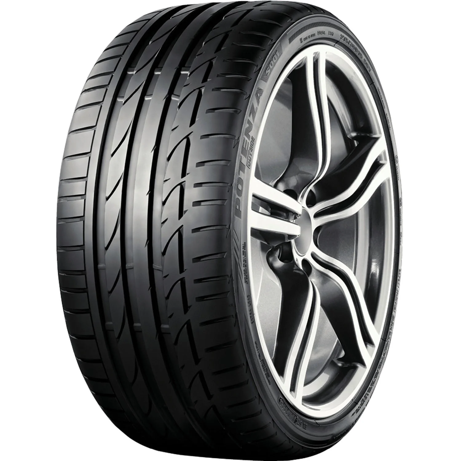 Bridgestone Potenza S001 RFT UHP Summer 225/40R19 89Y Passenger Tire