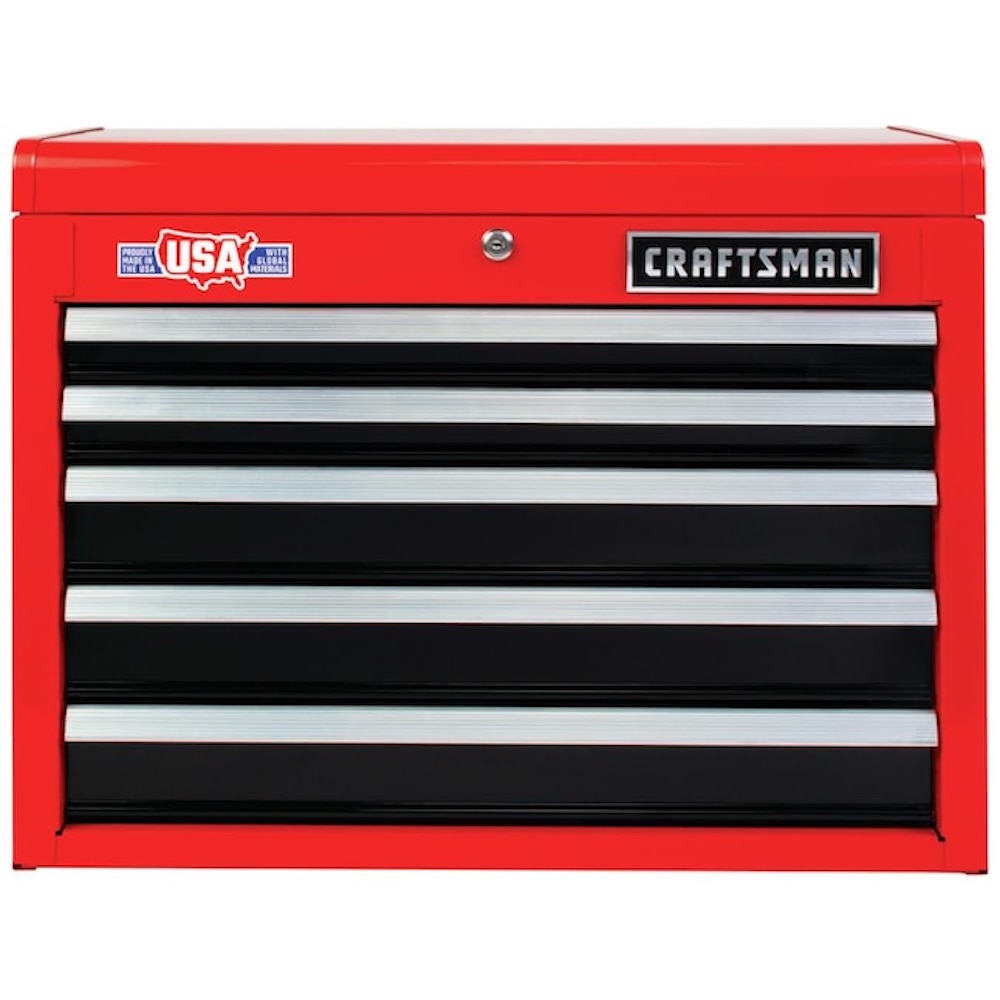 Craftsman 2000 Series 5-Drawer Steel Tool Chest 26 x. 19.75 x 12 Garage Storage