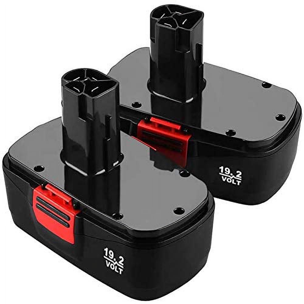 2 Pack 3600mAh C3 Ni-Mh Replacement Battery Compatible with Craftsman 19.2 Volt DieHard 120235021 130235021 Cordless Drill Batt