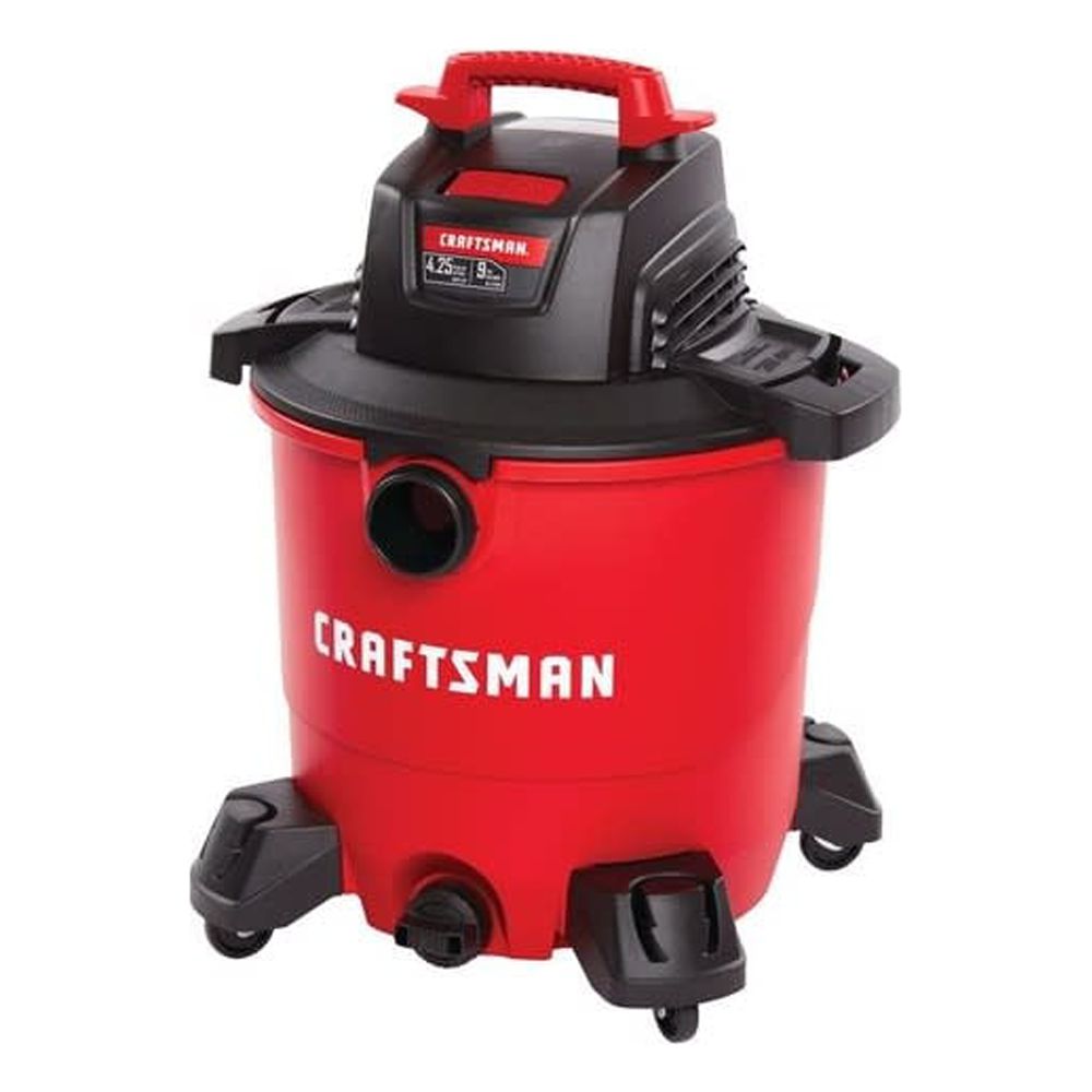 CRAFTSMAN CMXEVBE17584 6 Gallon 3.5 Peak HP Wet/Dry Vac, Portable Shop Vacuum with Attachments