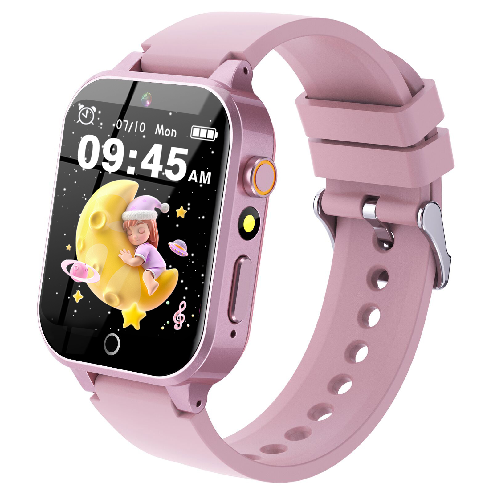 Kids Smart Watch Girls Boys - Smart Watch for Kids Games Watch with 26 Games Music Player HD Camera Pedometer Alarm Video Flashlight Birthday Gifts for Kids 3-12 Years Old(Pink)