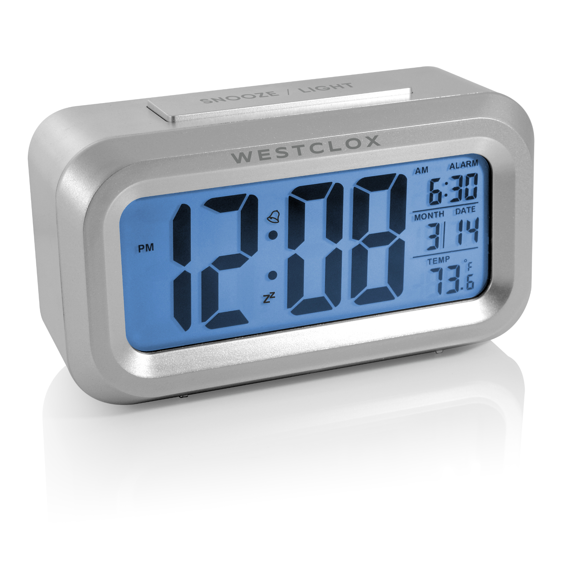 Westclox Digital Alarm Clock with Automatic Backlight  Model# 70045A
